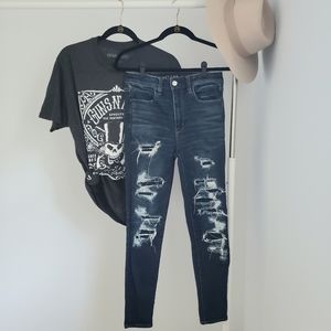 AE Super High Rise Jeggings-Short 6